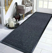 Heavy Duty Large Non Slip Rubber Door Mat Runner Rug Back Hallway & Kitchen UK