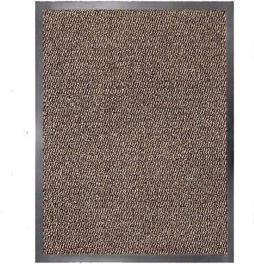 Brown Heavy Duty Non Slip Barrier Rubber Backing Door Mat Floor Entrance Mats