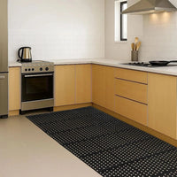 CROWNSHOP Rubber Mat, Extra Large Non Slip Mat 210X90 cm – 10mm Heavy Duty Rubbe