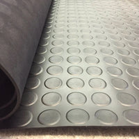 3MM Rubber Floor Matting Heavy Duty Garage Coin Penny Gym Floor Adhesive Glue