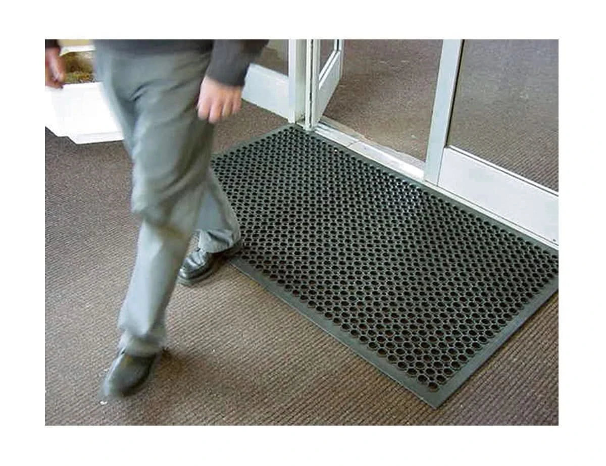 NONE SLIP Entrance Door Mat 1500mm x 900mm Anti Fatigue Rubber Safety Shop Home