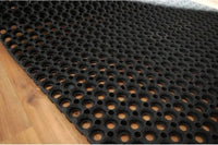 Heavy Duty DOOR MAT RUBBER Non-Slip Hollow Entrance DOORMAT Outdoor Durable