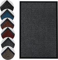 Grey 90x150cm Door Mat Entrance Floor mat Rubber Backing Kitchen Mats