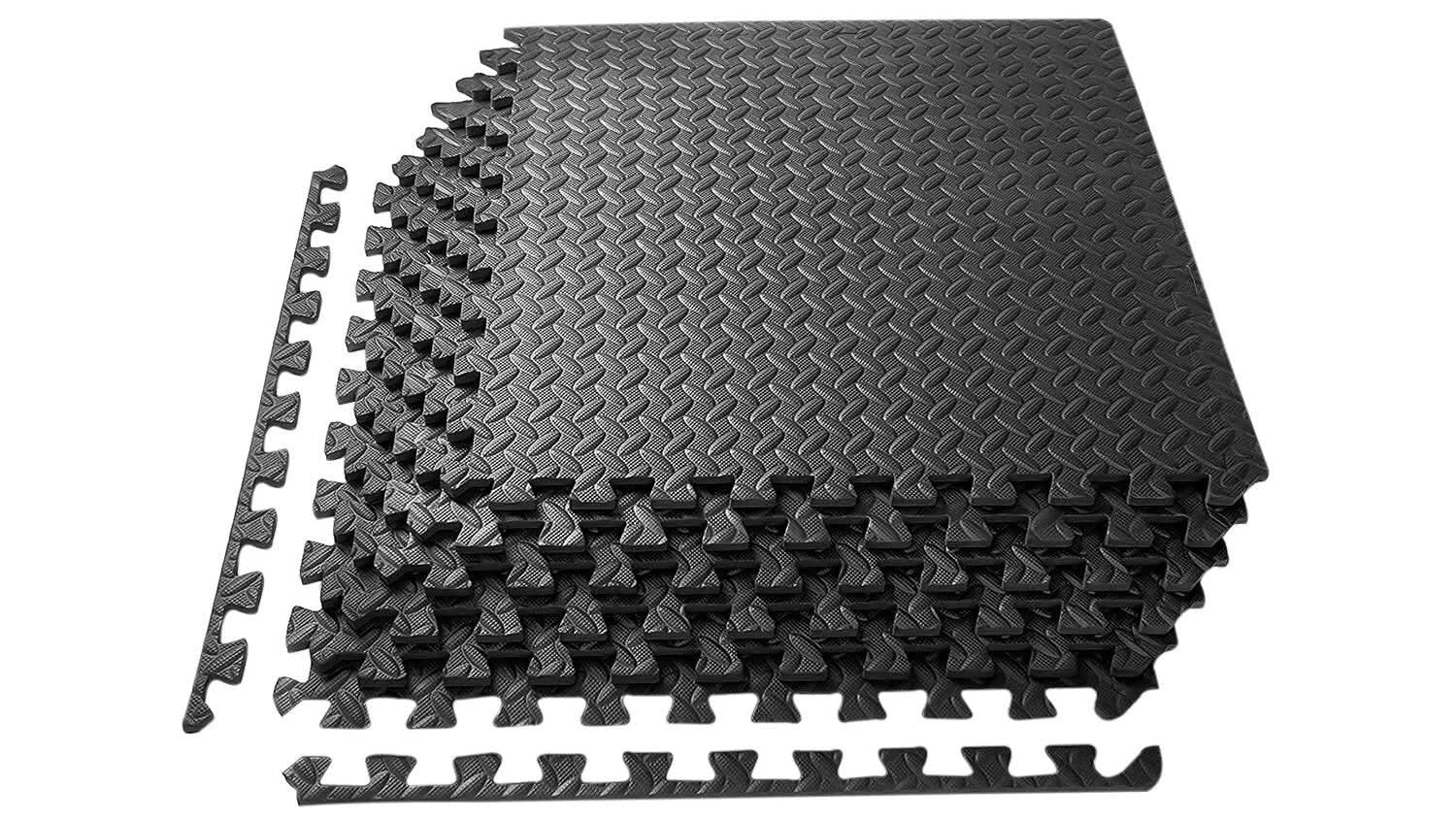 EXTRA THICK GYM FLOORING INTERLOCKING FLOOR MATS EVA SOFT FOAM MAT YOGA TILES UK