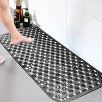 Soft Large Shower Mat Premium Anti-Mold Rubber Bath Mat Bathtub Strong Suction
