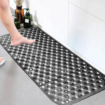 Soft Large Shower Mat Premium Anti-Mold Rubber Bath Mat Bathtub Strong Suction