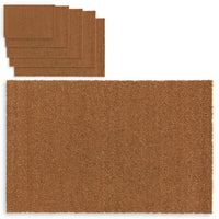 Coir Matting Entrance Mats – Heavy Duty Anti-Slip Rubber Backing - Multiple Size
