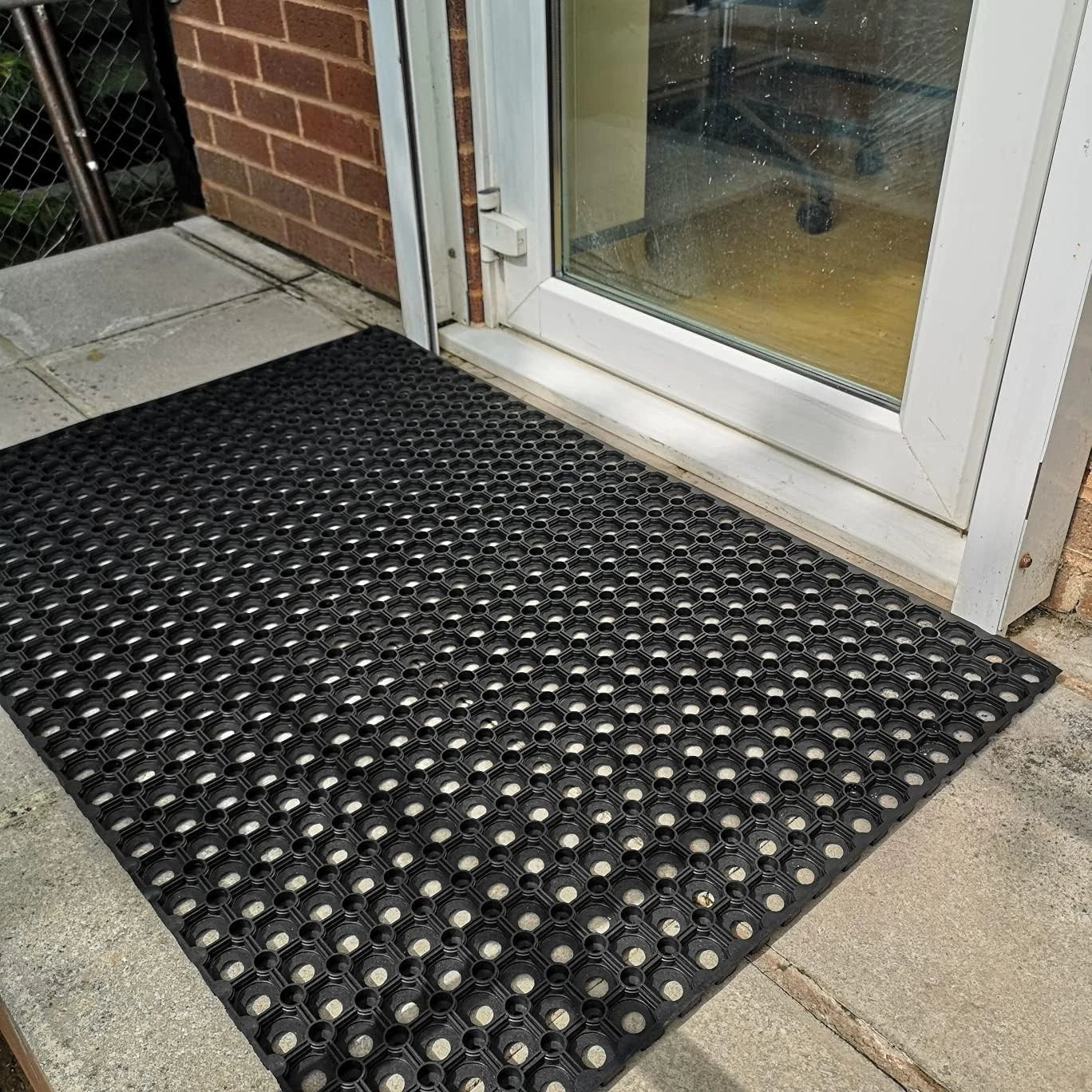 Rubber Door Mat Heavy Duty Shop/Doorway Mats Indoor Outdoor Non-Slip