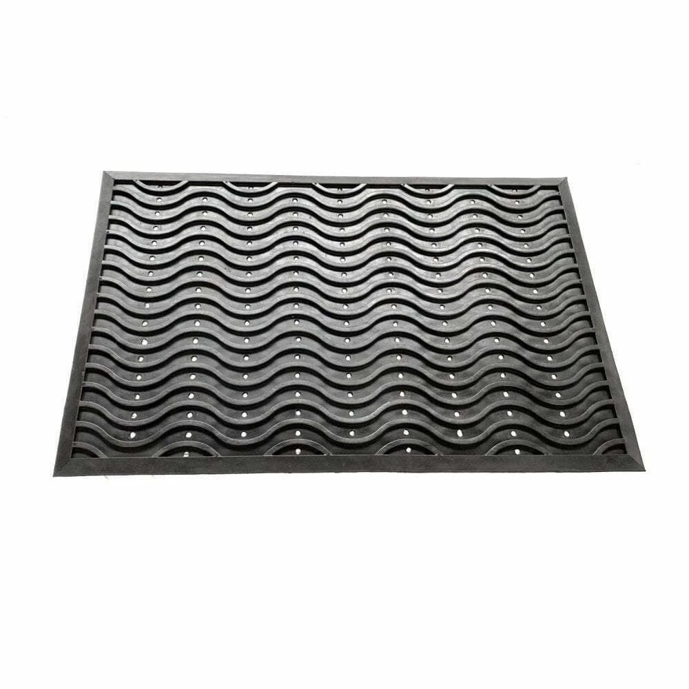 PACK of 3 Heavy Duty WAVE Anti-FATIGUE Rubber Workshop Greenhouse Mats 3ft x 2ft