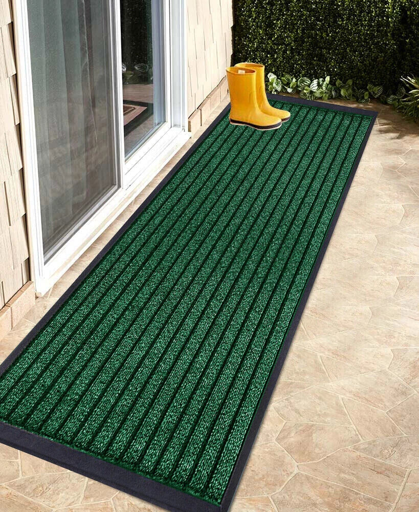 Large Door Mat Back Barrier Non Slip Heavy Duty Rubber Kitchen Hallway Floor Rug