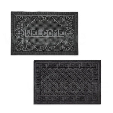Non Slip Rubber Outdoor Mat Front Entrance Rug Heavy Duty Large 60 x 40cm