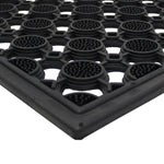 Non Slip Rubber Door Mat Heavy Duty Anti Fatigue Indoor Outdoor Mat 40x70cm