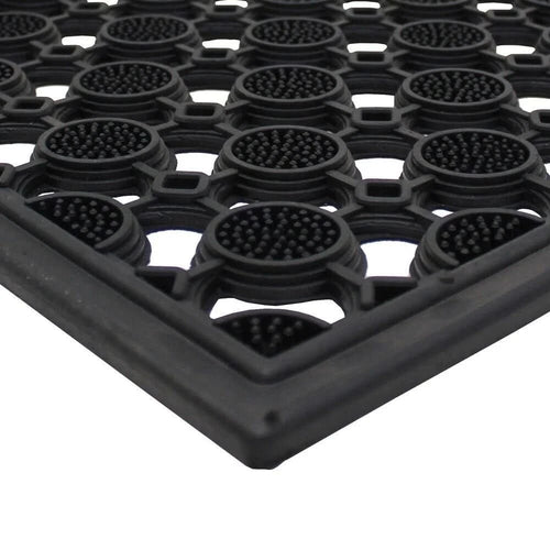 Non Slip Rubber Door Mat Heavy Duty Anti Fatigue Indoor Outdoor Mat 40x70cm