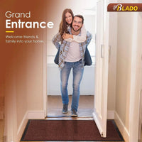 TrendMakers Hardwearing PVC Edge Rubber Barrier Mat 50cm x 80cm - NEVER USED