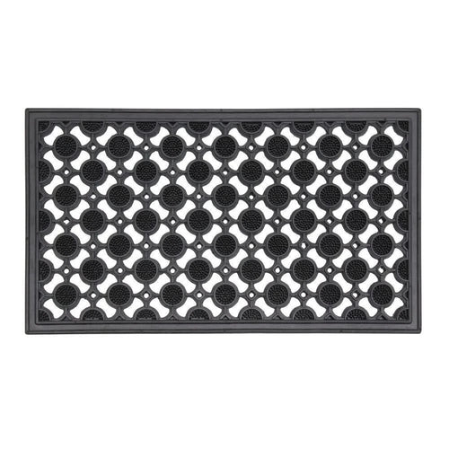 Non Slip Rubber Door Mat Heavy Duty Anti Fatigue Indoor Outdoor Mat 40x70cm