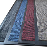 FunkyBuys Barrier Mat Large Door Mat Rubber Backed Medium Runner Barrier Mats Ru