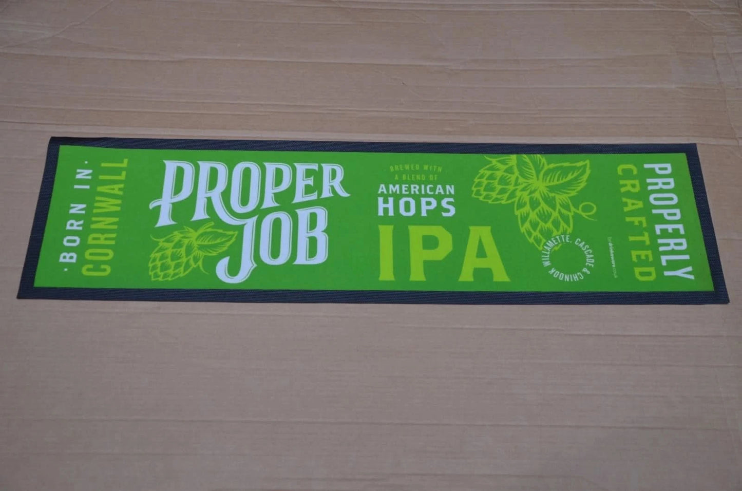 Proper Job Cornwall IPA Bar Runner Beer Drip Mat Wetstop 88cm x 24cm Brand New