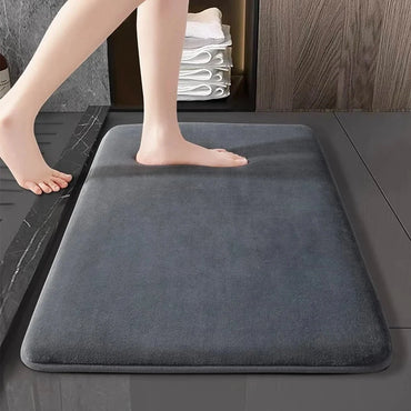 Super Absorbent Bath Mat Anti Slip Coral Velvet Bathroom Floor Door Mat UK