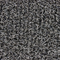 JVL GREY MUD GRABBER INDOOR OUTDOOR ENTRANCE SELF CLEAN DOOR MAT 45CM X 75CM