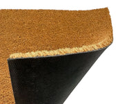 Heavy Duty Coir Door Mat Rubber Dirt Trapper Non-Slip Indoor/Outdoor 40 x 60cm