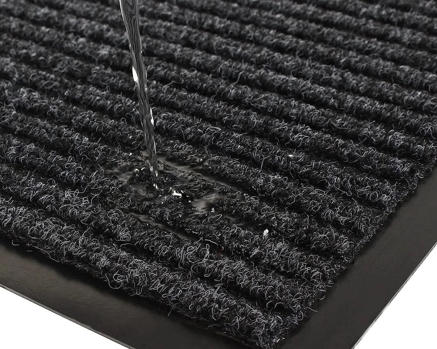2X Floor Mat, 76 x 43cm Heavy Duty Non-Slip Door/Entry Way Floor Mat, PVC mat