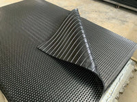 Rubber Floor Gym mats, Commercial Flooring 12mm(6ftx4ft) Foot Bubble Top Pattern