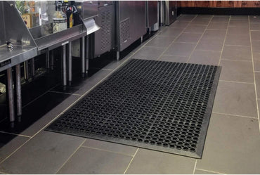3' x 5'Anti Fatigue Floor Mat Commercial Home Garage Drainage Mat Rubber Black