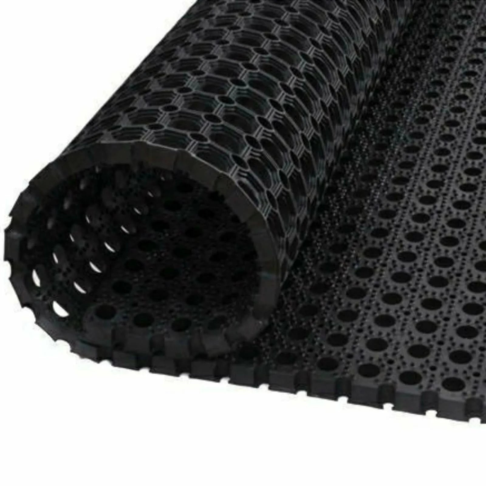 16mm Grass Gateway Rubber Mat Golf Course Playground Safety Mats Horse Field