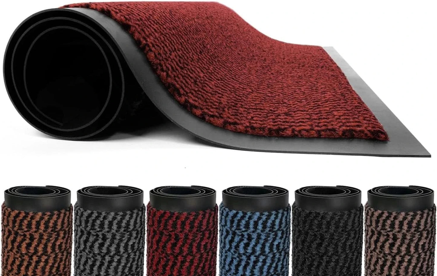 TrendMakers Hardwearing PVC Edge Rubber Barrier Mat 50cm x 80cm - NEVER USED