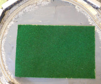A Dark Green Lawn Mat, Grass Mat, 20 x 30 cm for Landscape Construction