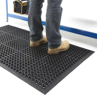 Heavy Duty Rubber Mat Non-Slip Safety Anti-Fatigue Workplace