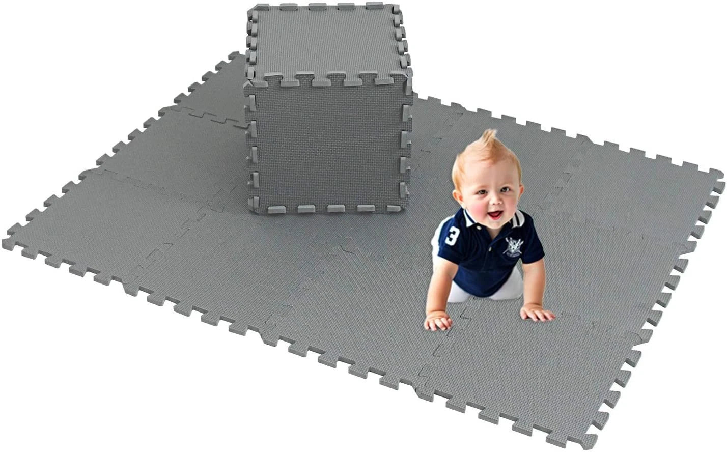 24 x Large Soft Eva Foam Mat Interlocking Floor Jigsaw Tiles Garden Play Mats UK
