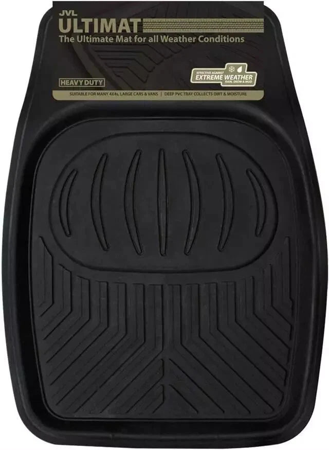 JVL Ultimate Heavy Duty All Weather Single Mat Deep Tray 70 X 50cm snow