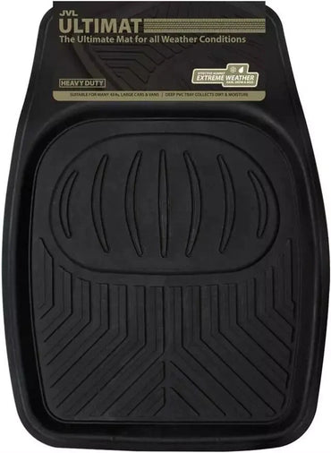 JVL Ultimate Heavy Duty All Weather Single Mat Deep Tray 70 X 50cm snow