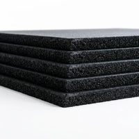 Rubber Gym Home Garage Floor Mat Tiles Flooring Heavy Duty 15mm Thick Black