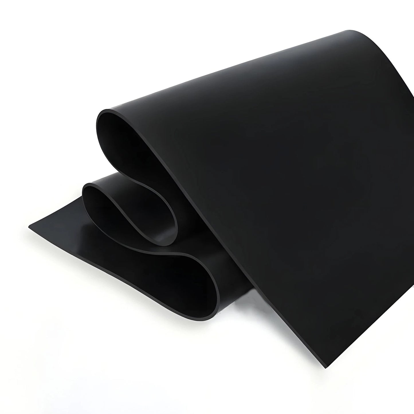 Solid Black Rubber Gasket Sheet - Various Sizes & thicknesses 1mm - 30mm