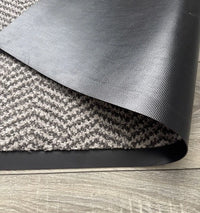 Barrier Mats Herringbone Heavy Duty Pile Kitchen Large Waterproof Rubber Backed