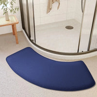 Bathroom Absorbent Mat Curved Door Toilet Shower Non Slip Thickened Foot Rug