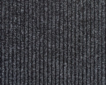 1M ×48cm Ribbed Hard Wearing Entrance Matting, Contract Mat- Black Colour
