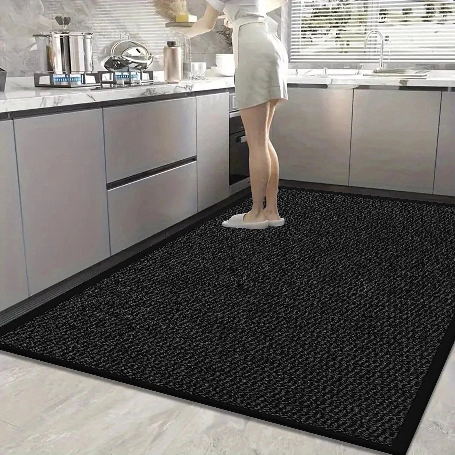 Large Heavy Duty Non Slip Rubber Back Door Mat Kitchen Hallway Floor Runner rug