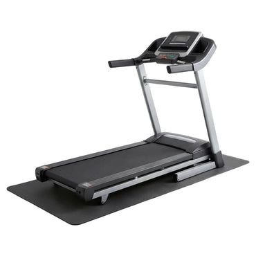 1x Rubber Treadmill Mat 180 x 75cm Black Gym Floor Exercise Equipment Protector