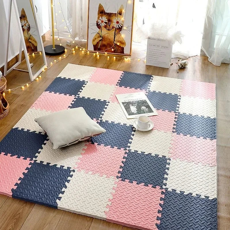 12Pcs Foam Baby Play Mat Puzzle Mat Kids Interlocking Exercise Tiles Rugs Floor