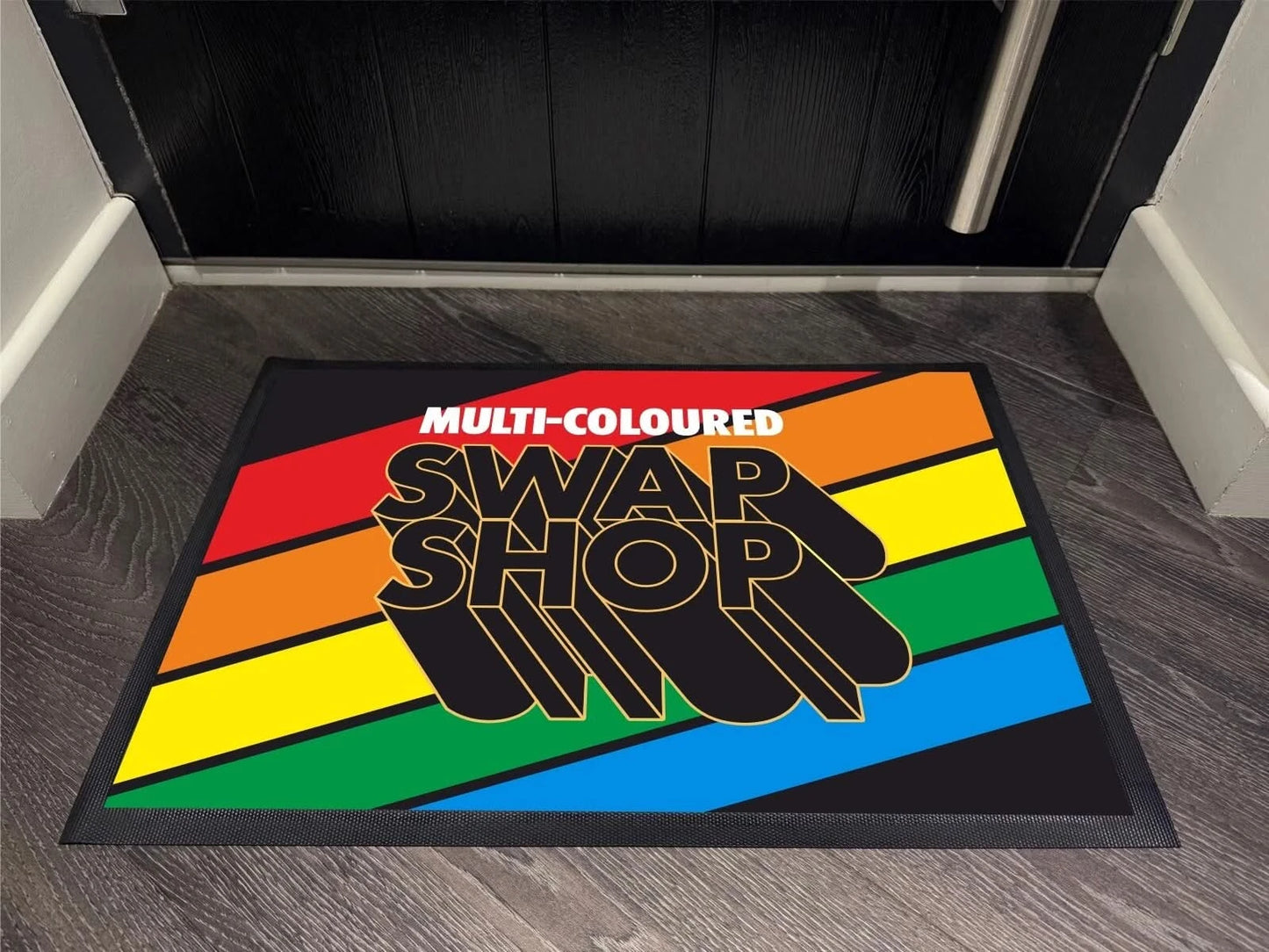 Swap Shop Door Mat Multi-Colour Garage Workshop