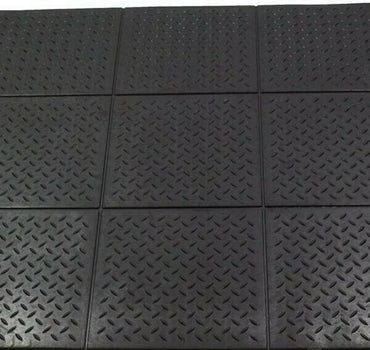 Checker interlocking Gym Mats 3’x3’x12mm