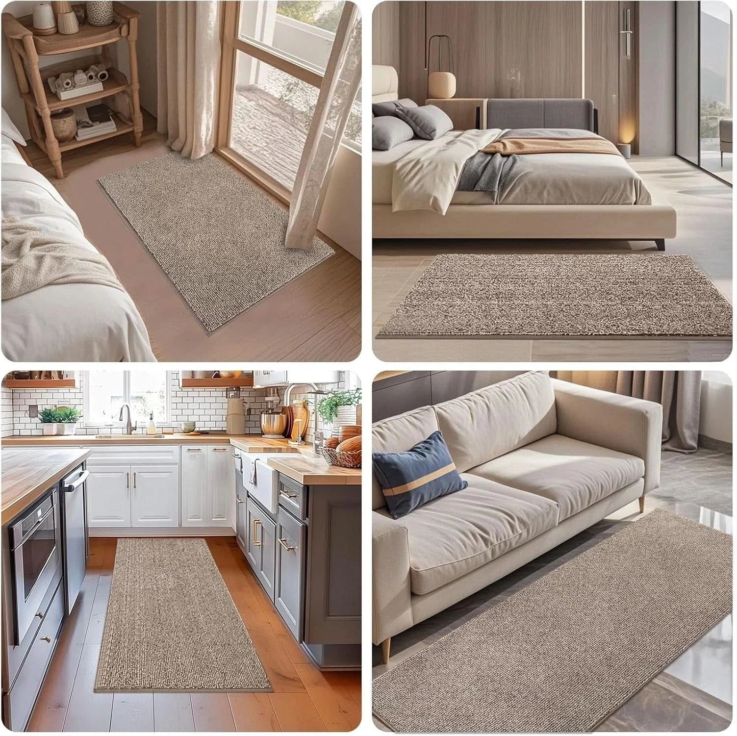 FCSDETAIL Dirt Trapper Door Mat 60x210cm Non Slip Washable