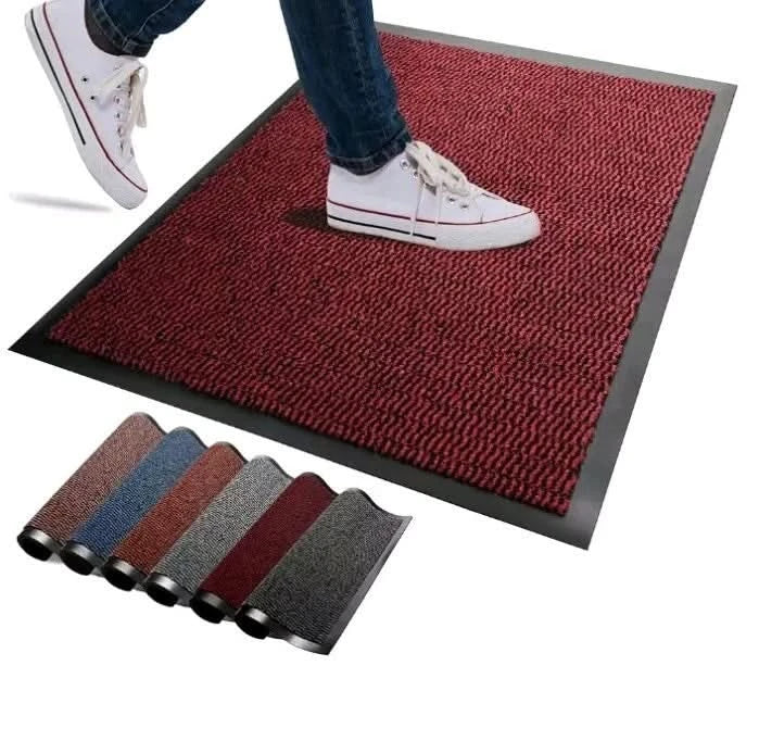 Heavy Duty Non-Slip Door Mat Rubber Backing-Kitchen Floor Entrance Mats 60*40cm