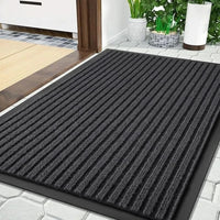 Waterproof Front Door Mat, Non-Slip, All-Season Indoor/Outdoor Entrance Doormat,