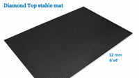 Horse/Cow Rubber Stable Gym Mat/Diamond Top 12mm x 6'x4' Special Price