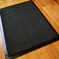 Large Heavy Duty Non Slip Rubber Back Door Mat Barrier Hallway Kitchen Floor Rug