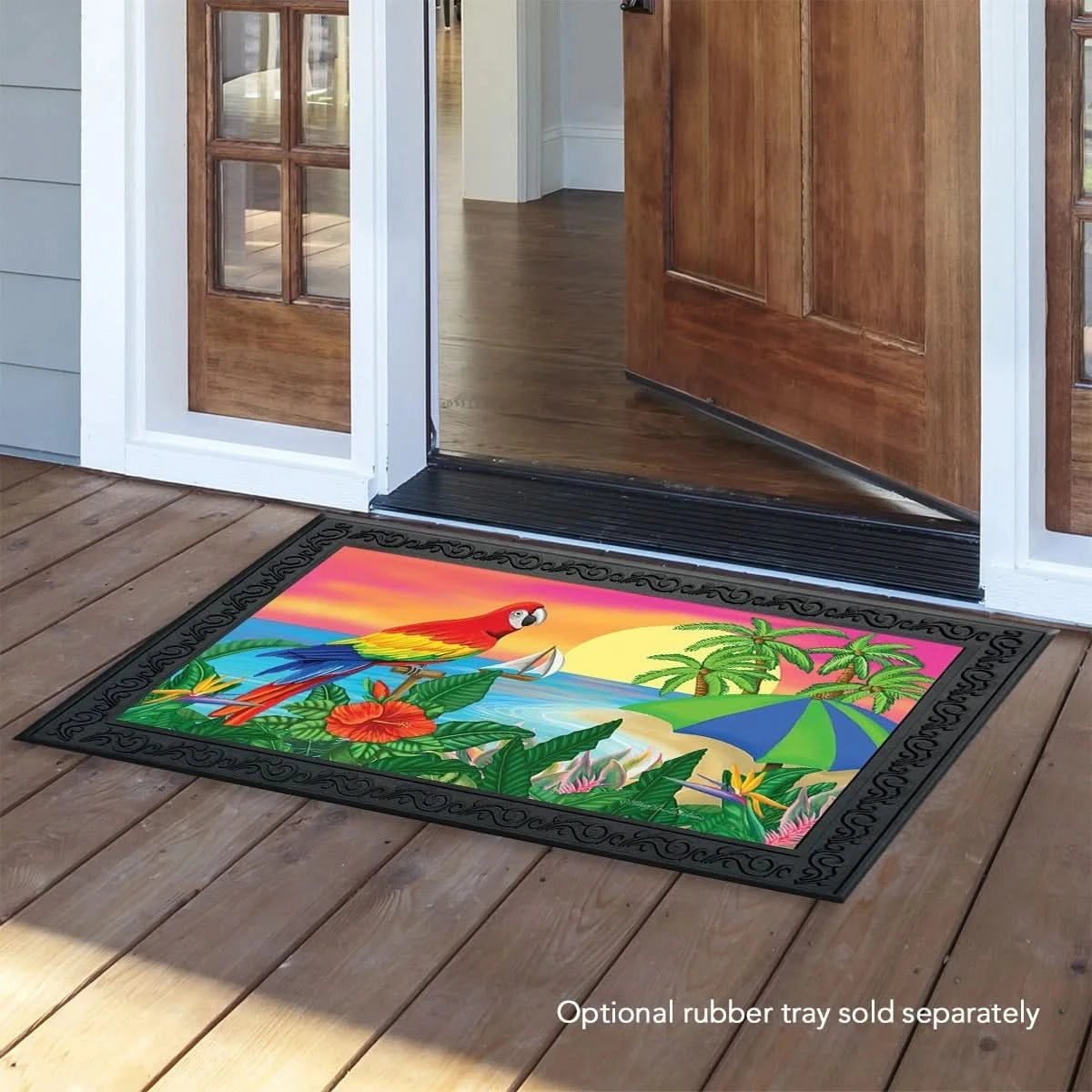 Briarwood Lane Paradise Parrot Summer Doormat